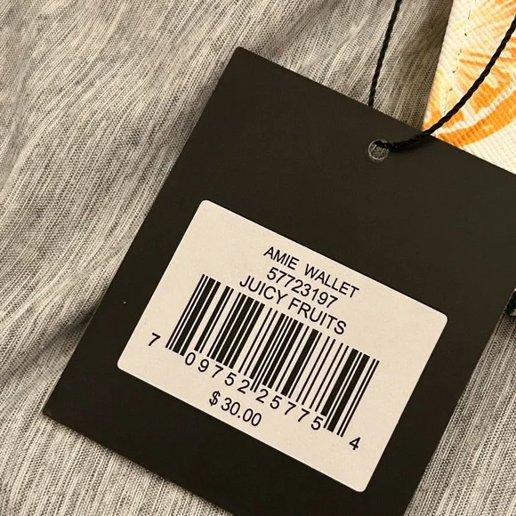 NANETTE LEPORE Juicy Fruits Slim Bifold Wallet With Snap Button Closure. - Picture 5 of 13